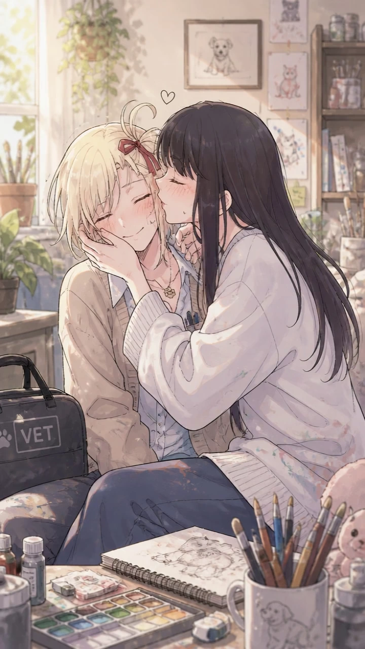 靠近的瞬间